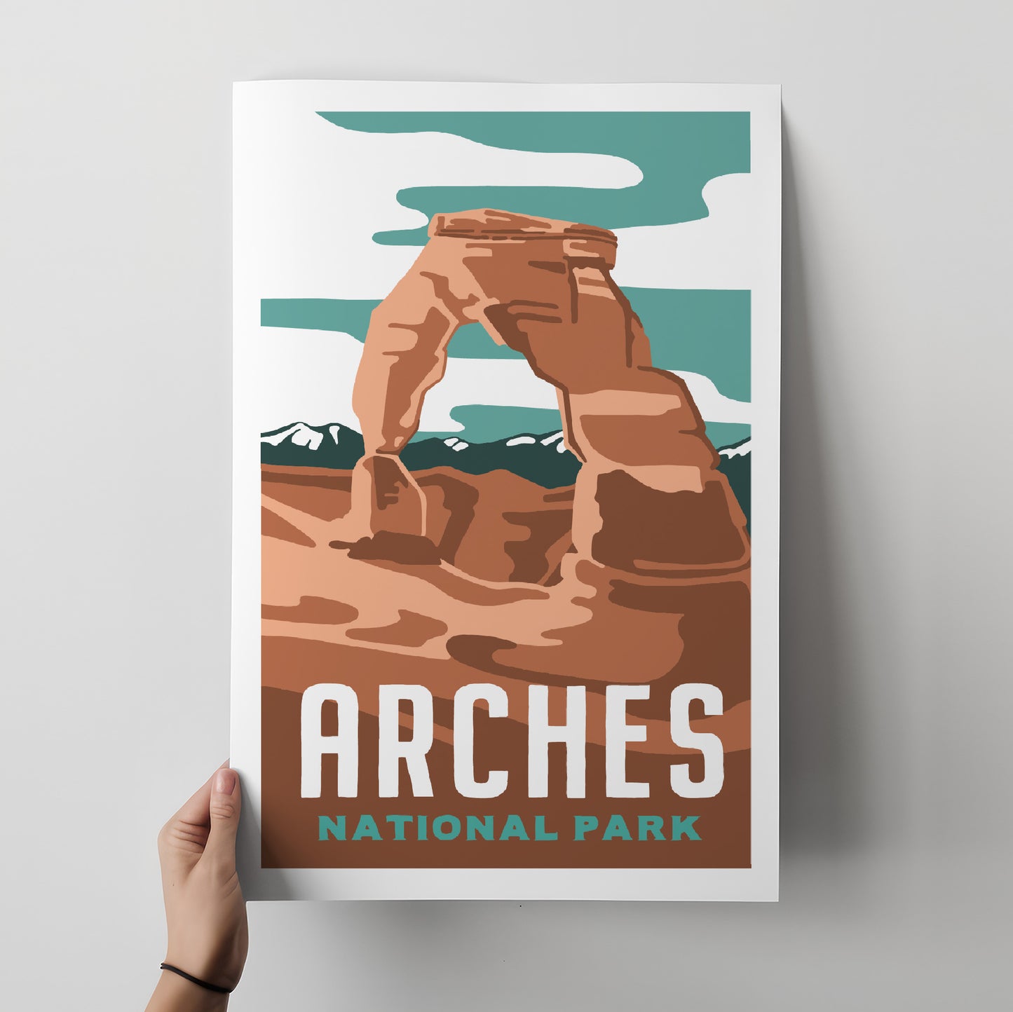 Arches National Park Travel Poster