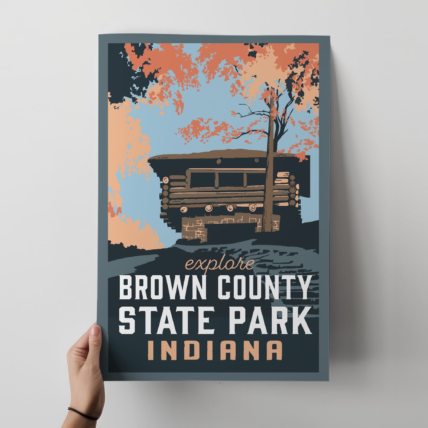Brown County State Park Travel Poster