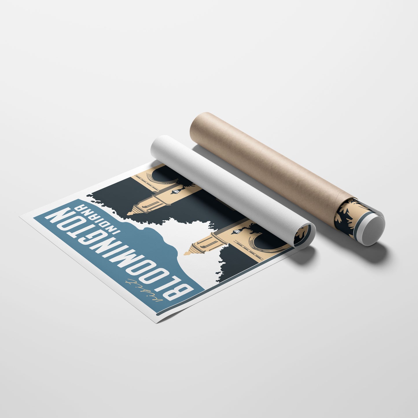 Bloomington, Indiana Travel Poster