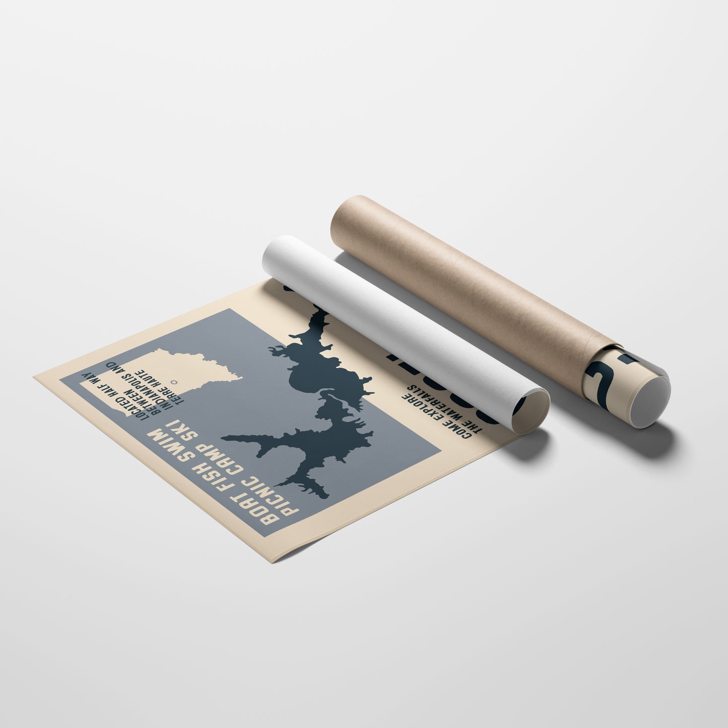 Cagles Mill Lake Travel Poster