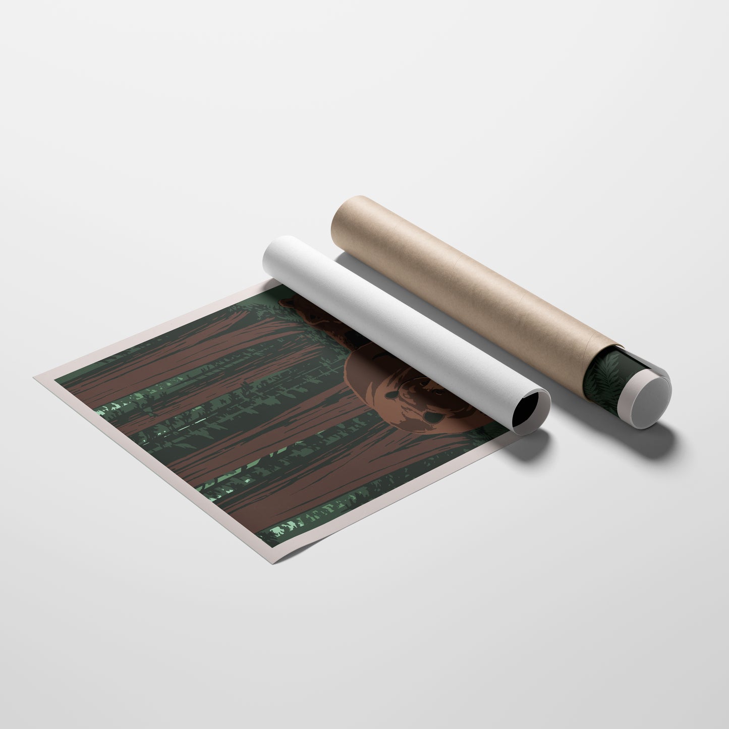 California Grizzly Travel Poster