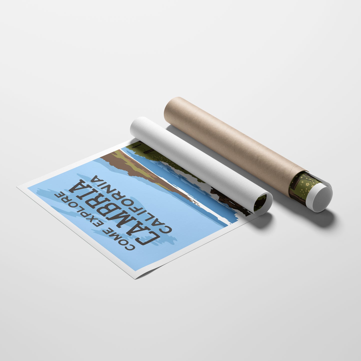 Cambria, California Travel Poster