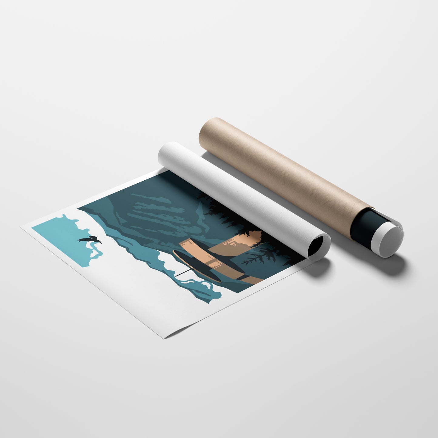 GSMNP Clingmans Dome Travel Poster