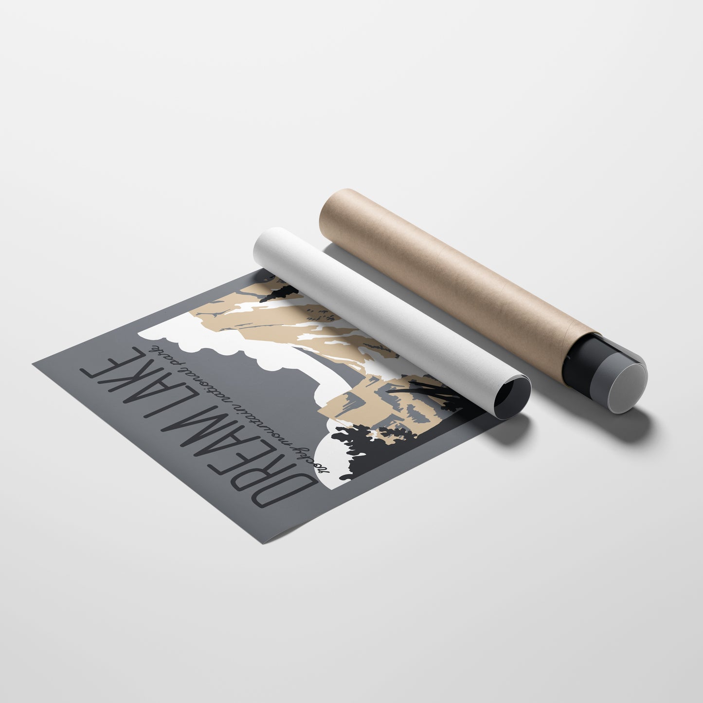 Dream Lake Travel Poster