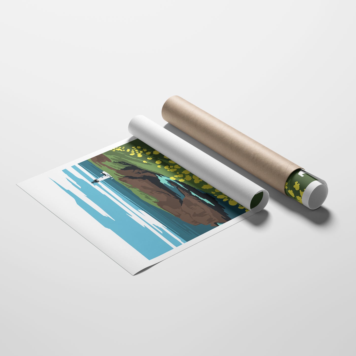 Florence, Oregon Travel Poster