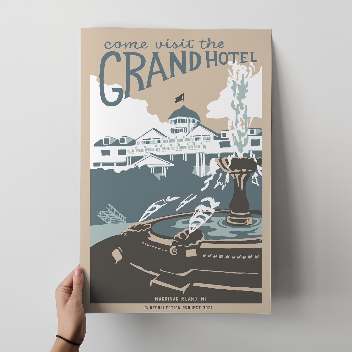 Grand Hotel Travel Poster
