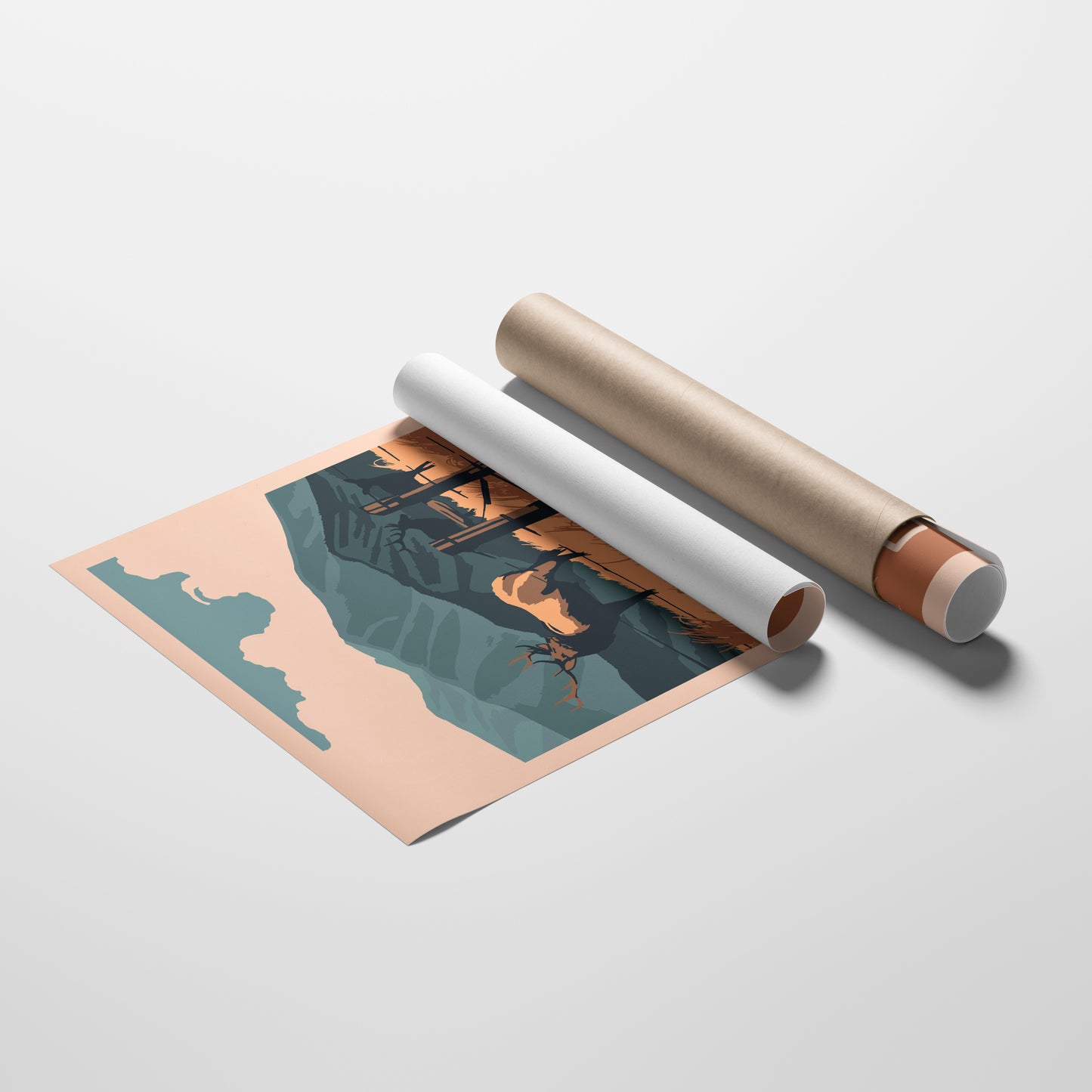 Great Smoky Mountains National Park Elk Travel Poster