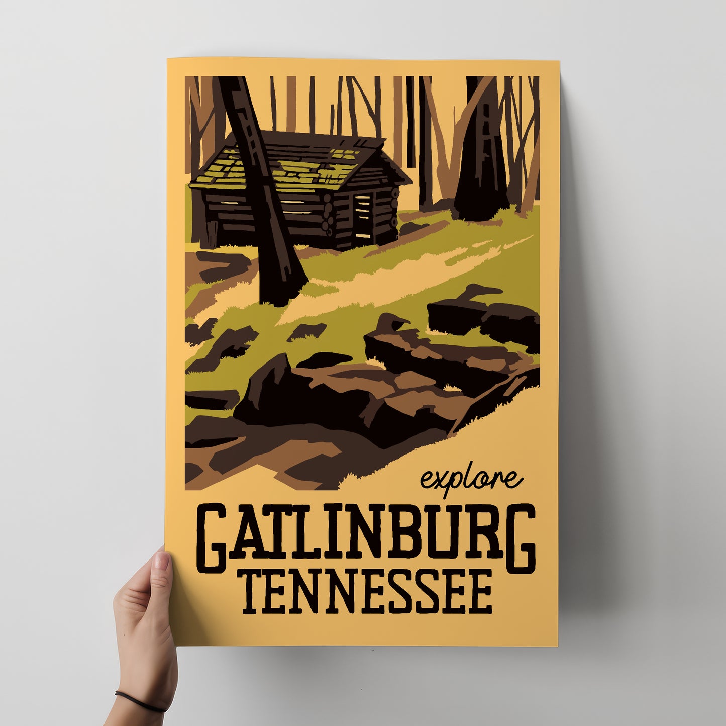 Gatlinburg, Tennessee Travel Poster