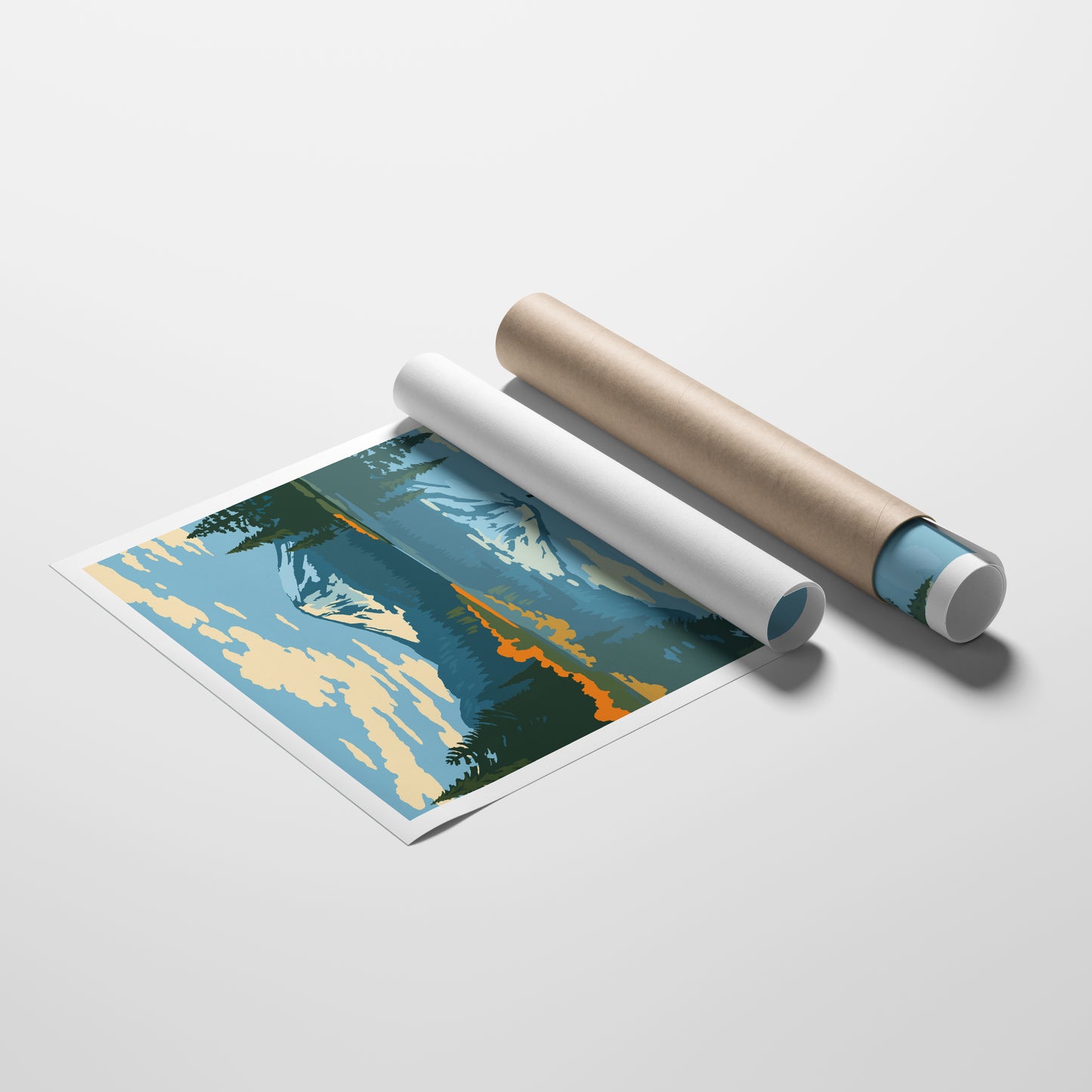 Lassen Volcanic National Park Travel Poster