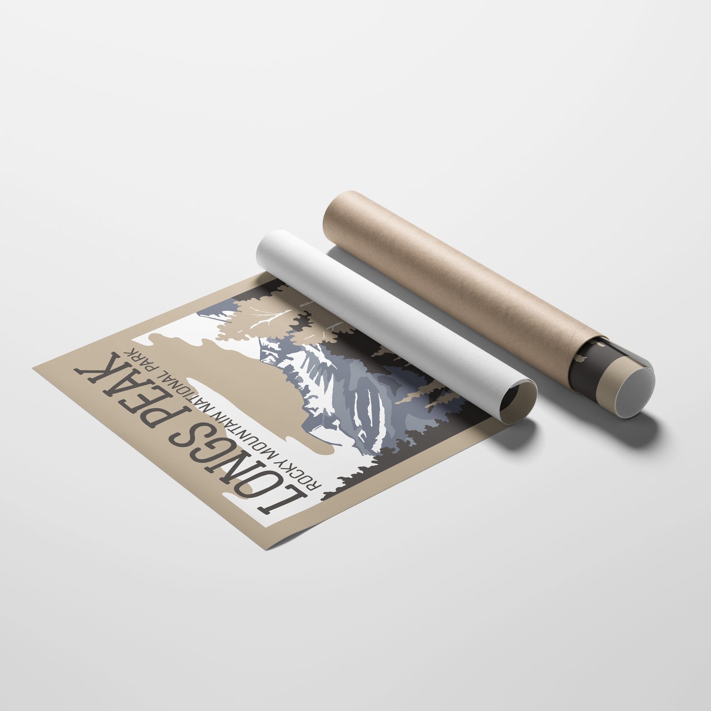 Longs Peak Travel Poster