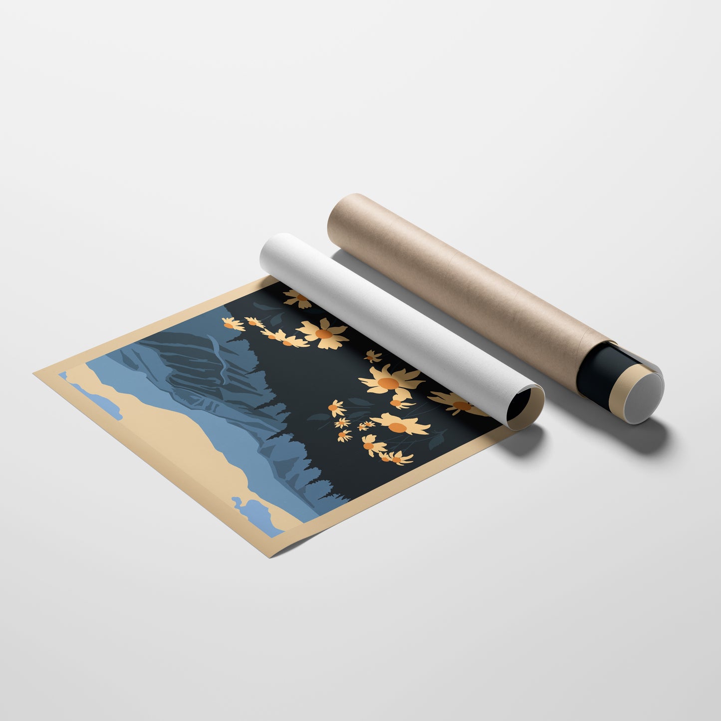 GSMNP Newfound Gap Travel Poster