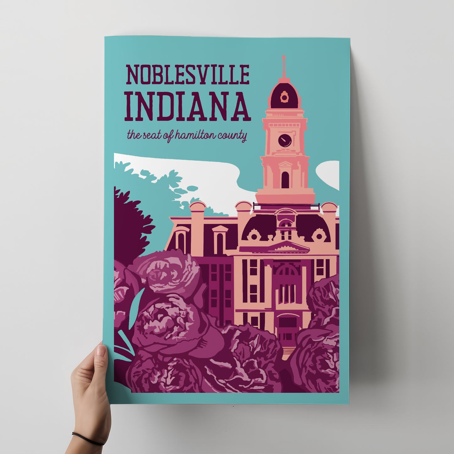 Noblesville, Indiana Travel Poster (Copy)