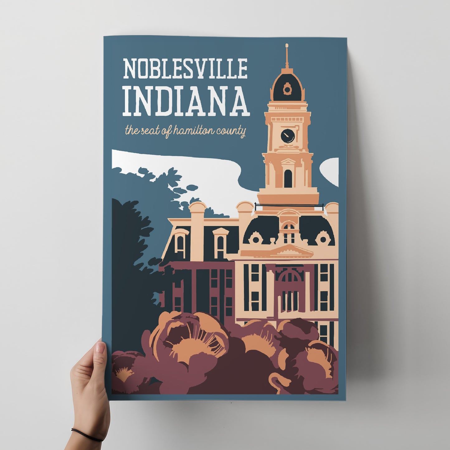 Noblesville, Indiana Travel Poster