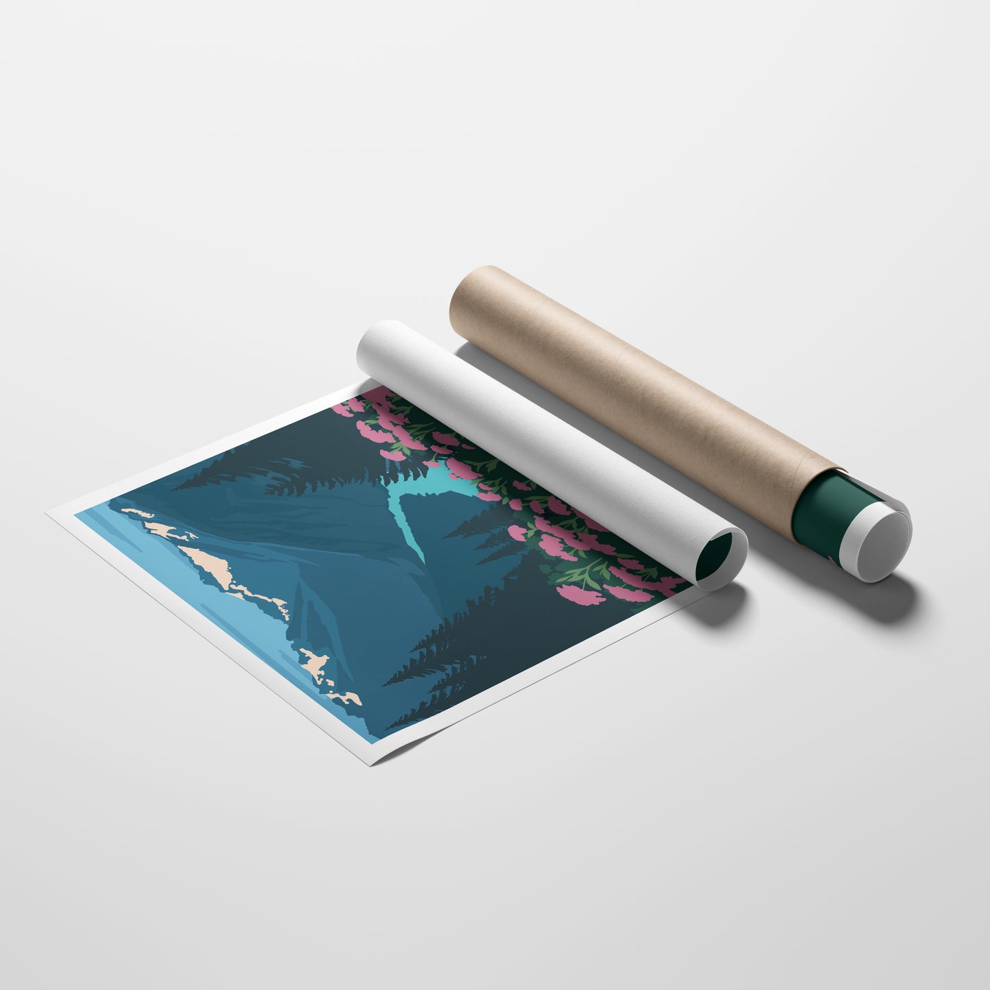 North Cascades National Park Travel Poster