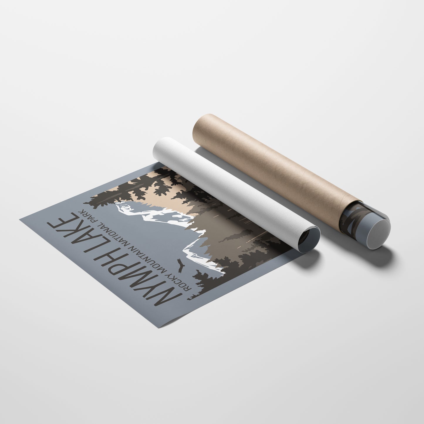 Nymph Lake Travel Poster