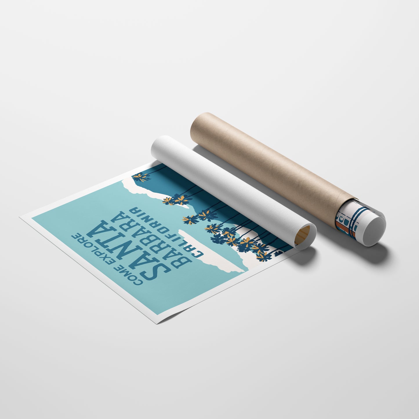 Santa Barbara, California Travel Poster