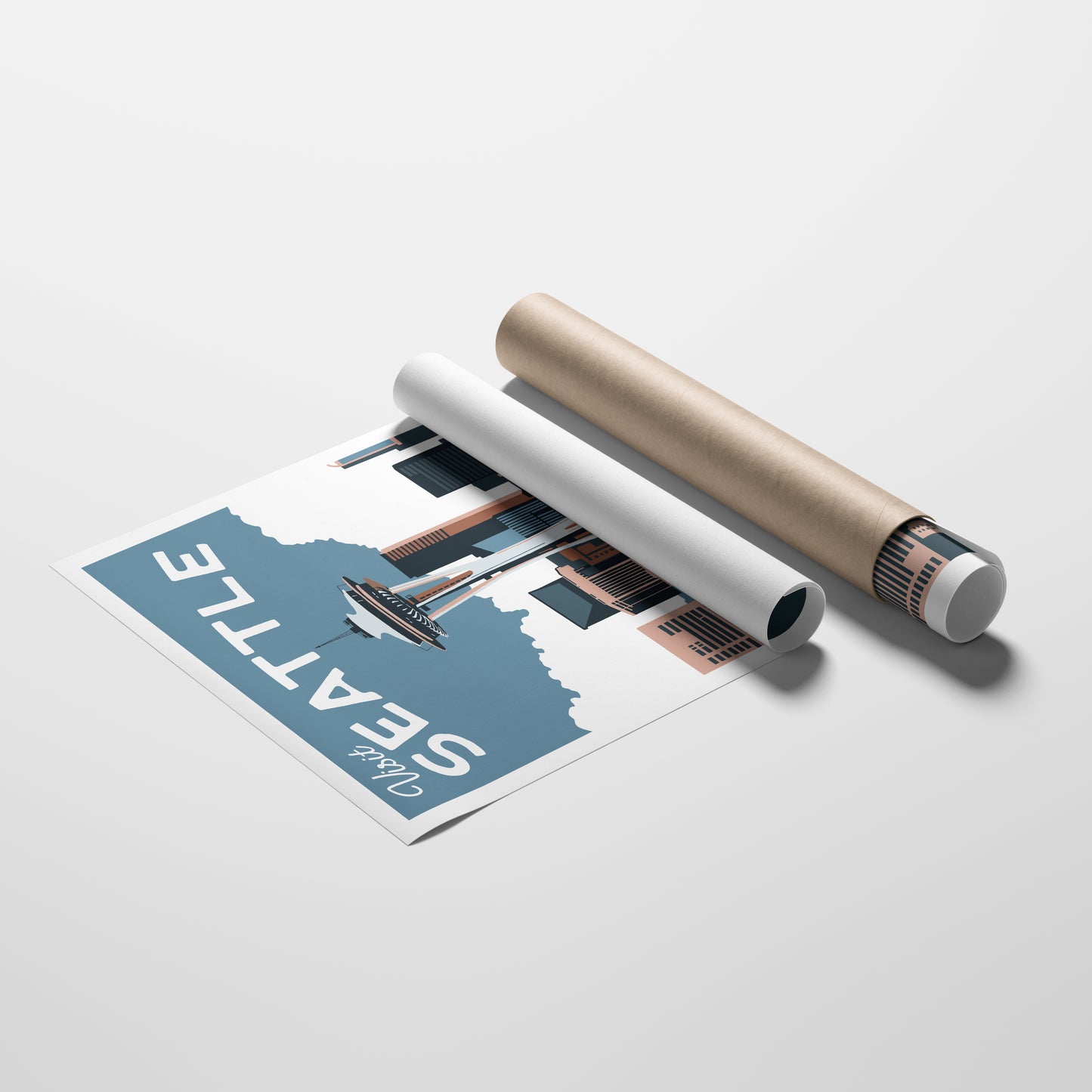 Seattle, Washington Travel Poster