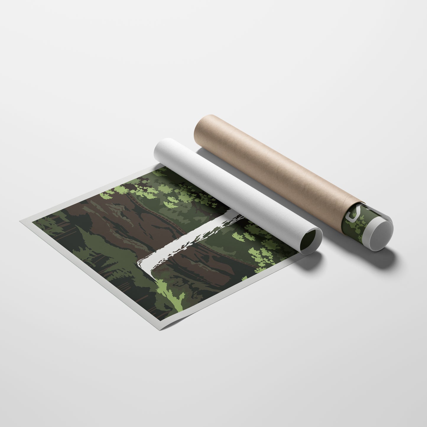 Silver Falls State Park, Silverton, California Travel Poster