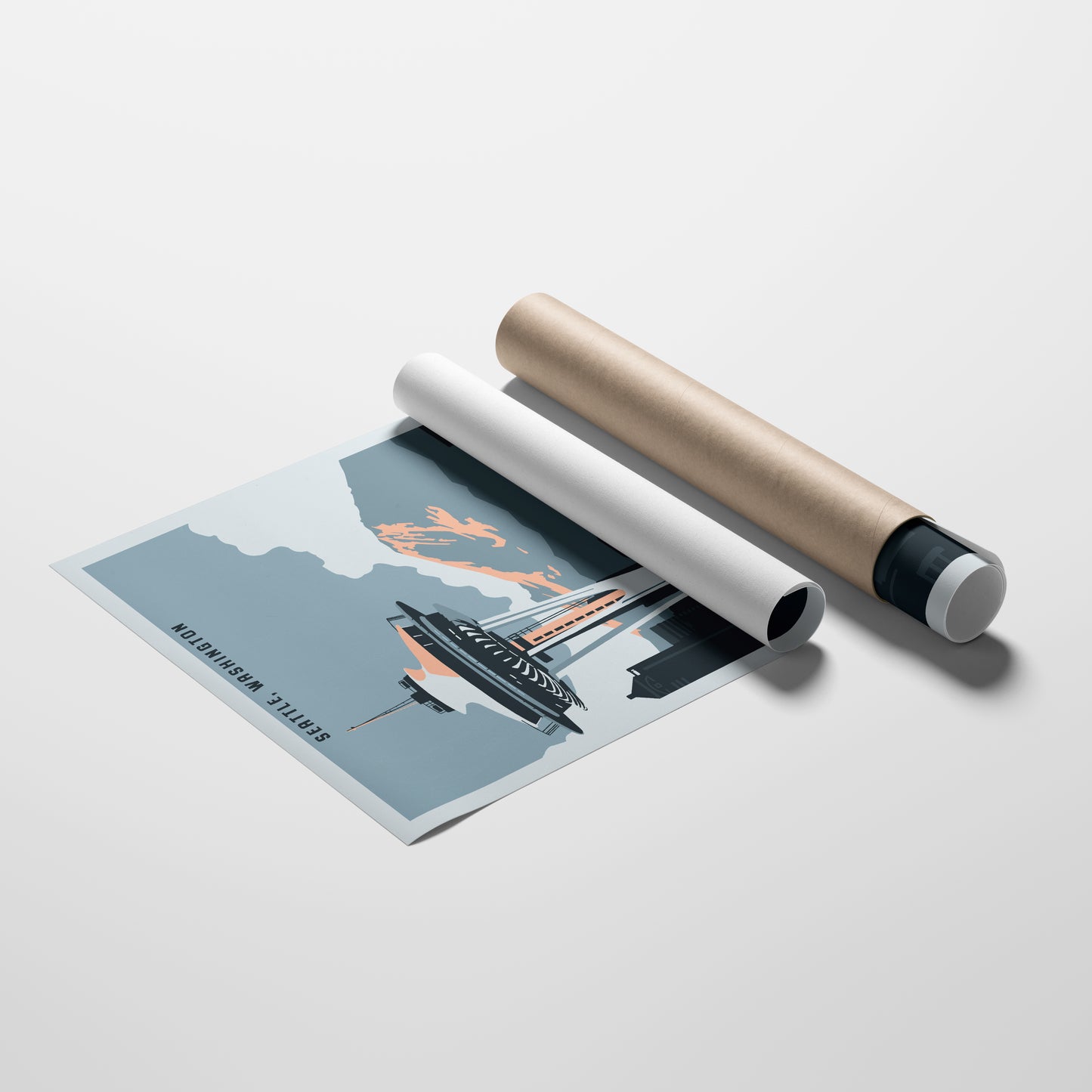 The Space Needle Travel Poster