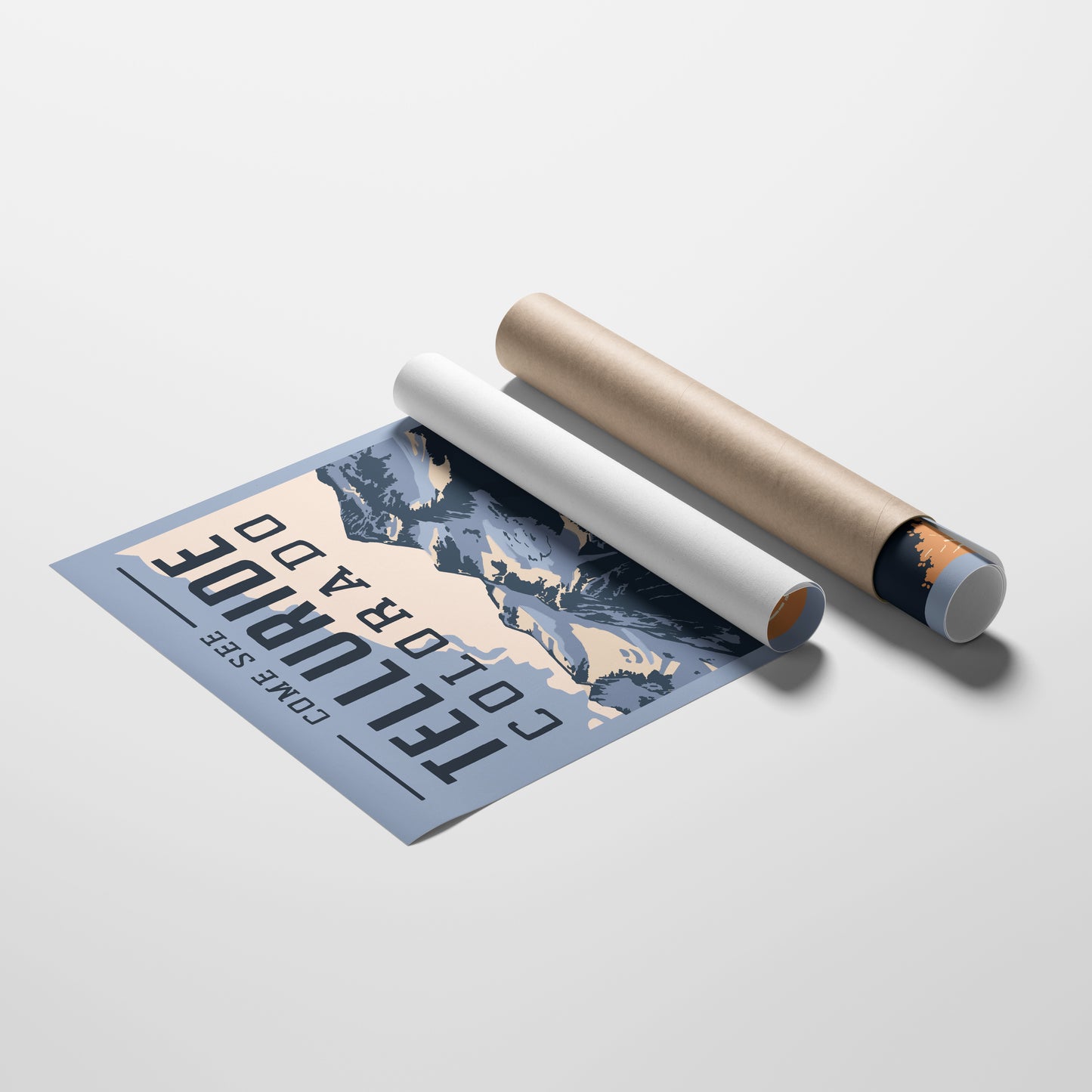 Telluride, Colorado Mountains Travel Poster