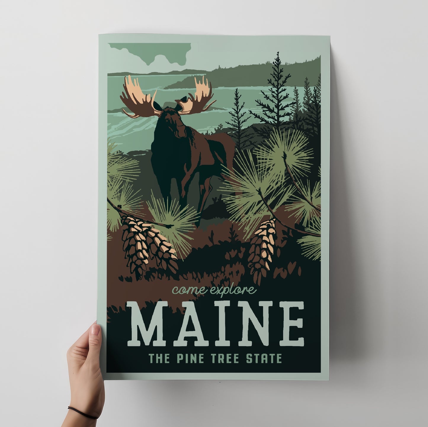 Maine Travel Poster