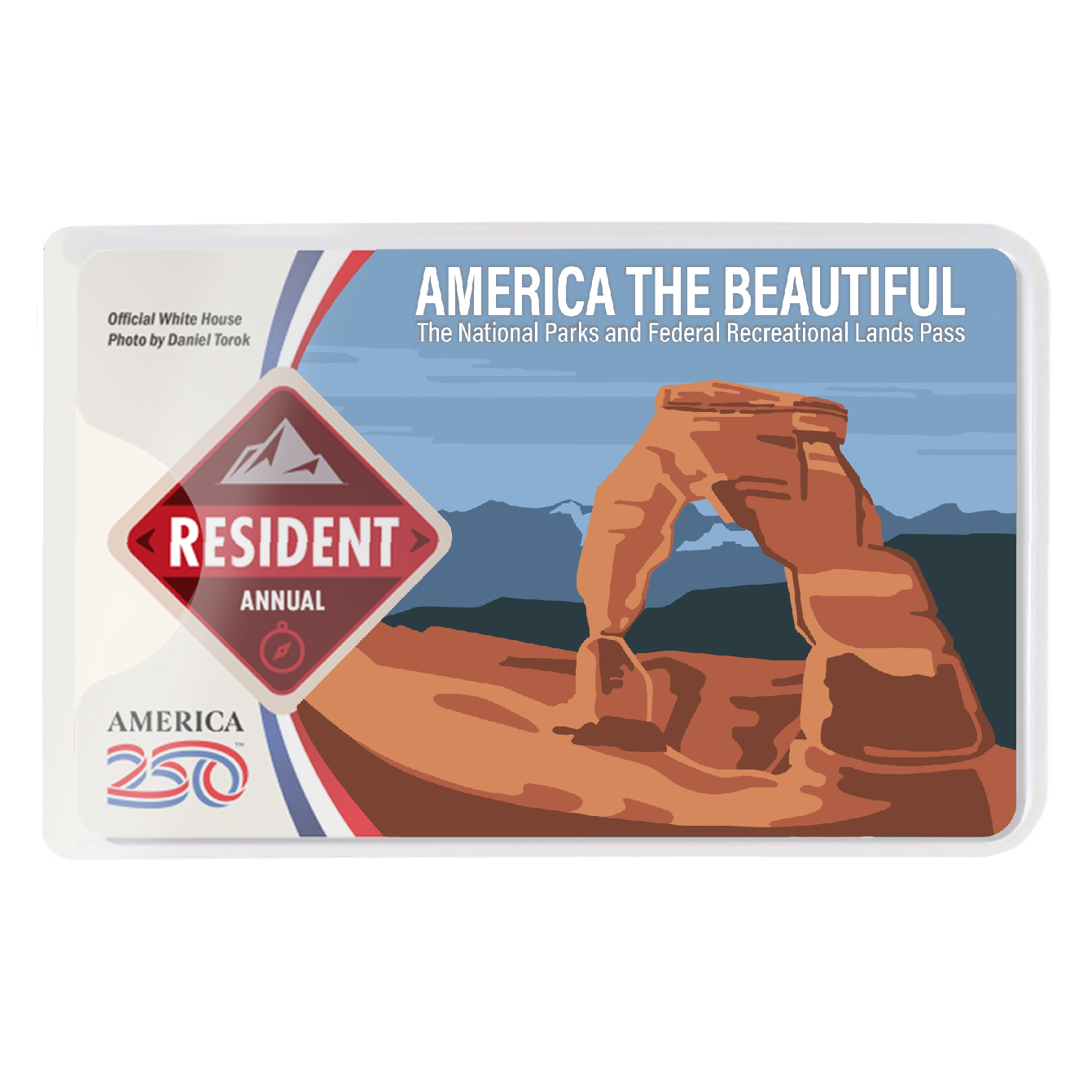 America the Beautiful National Parks Pass Sleeve