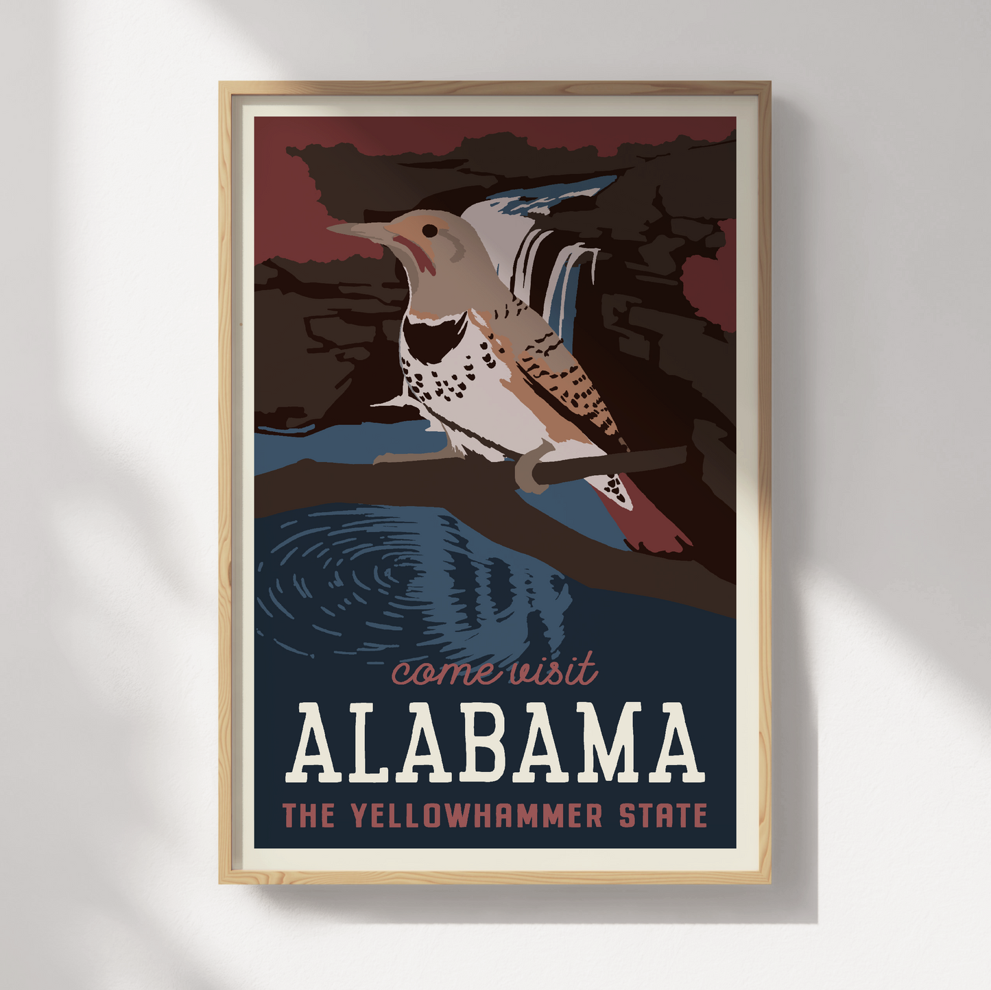 Alabama Travel Poster