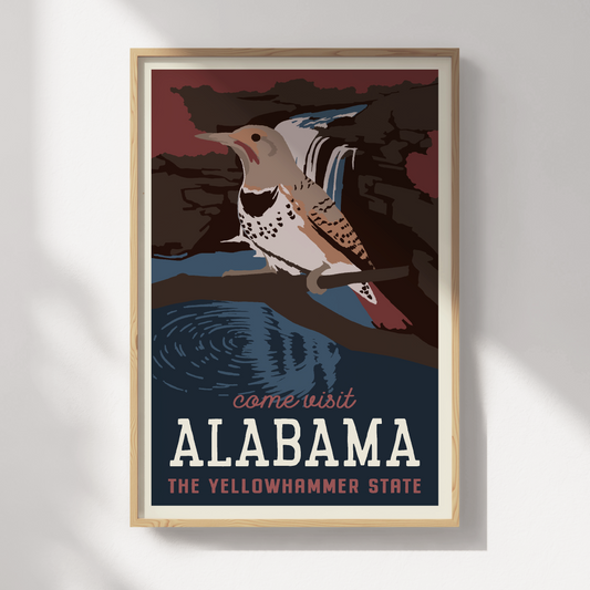 Alabama Travel Poster
