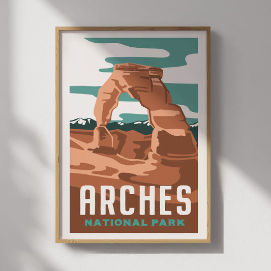 Arches National Park Travel Poster