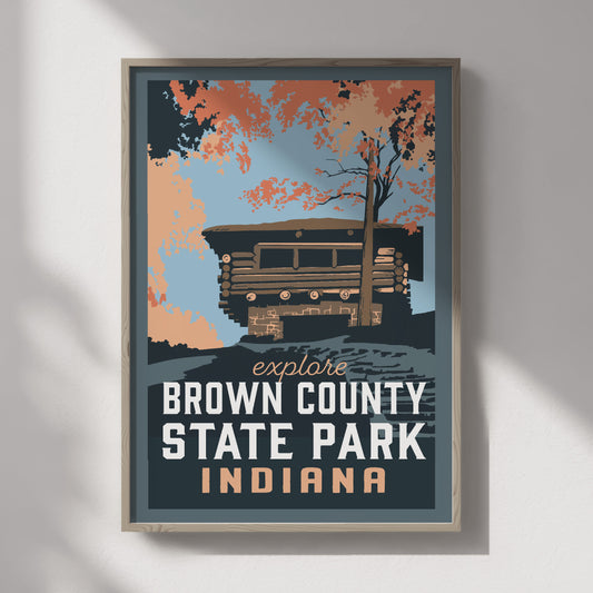 Brown County State Park Travel Poster