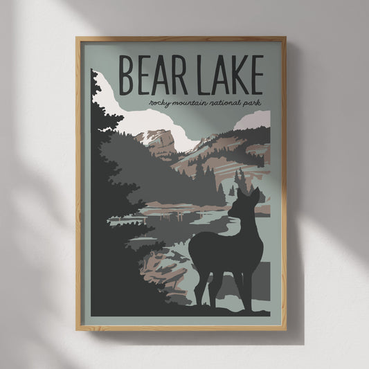 Bear Lake Travel Poster