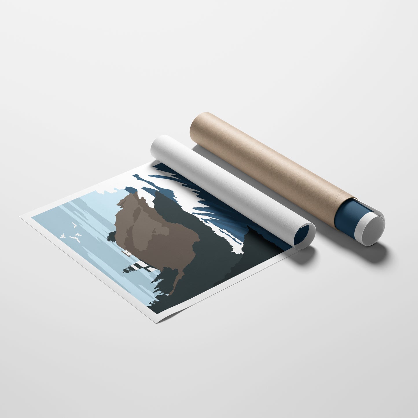 Cape Disappointment, Washington Travel Poster