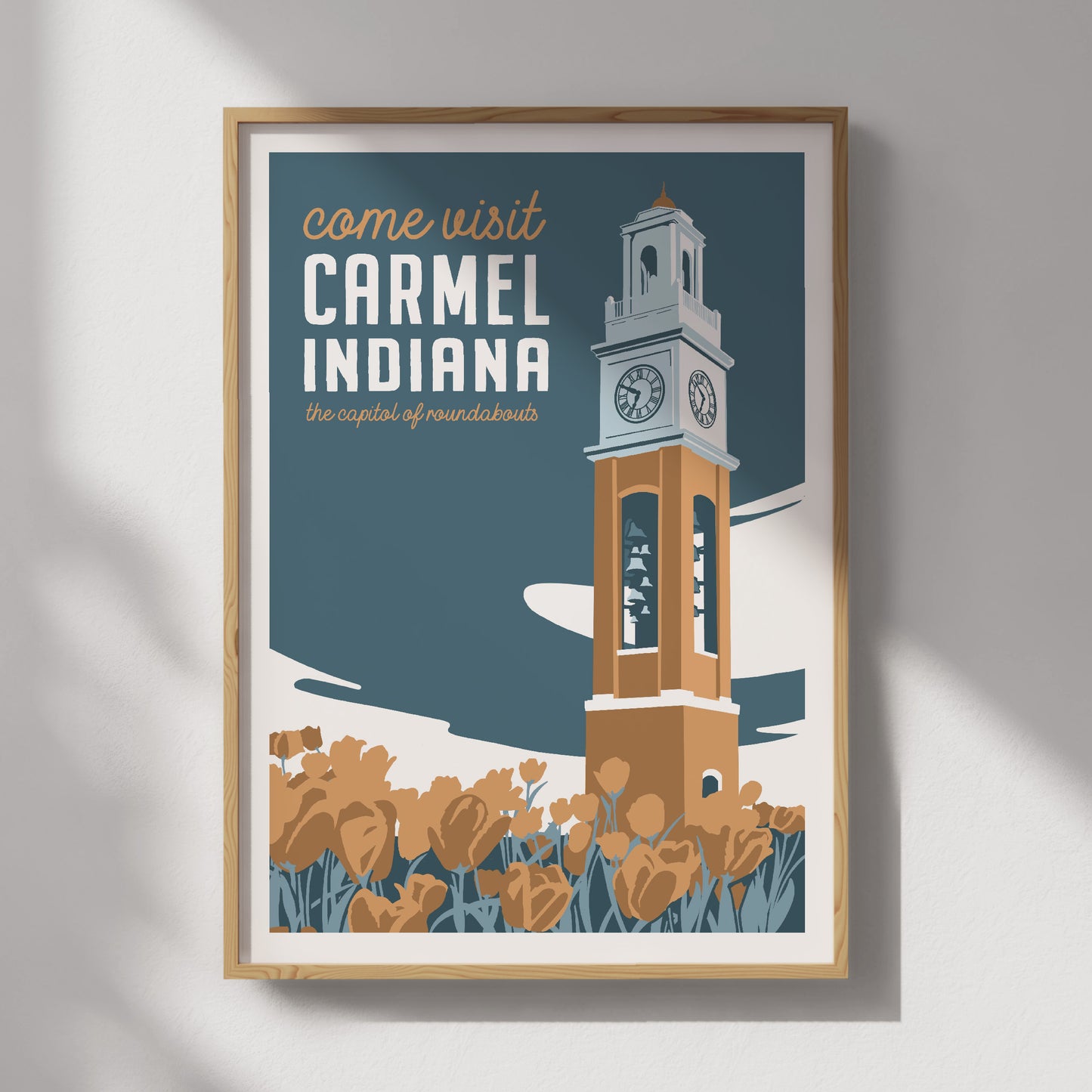 Carmel, Indiana Travel Poster