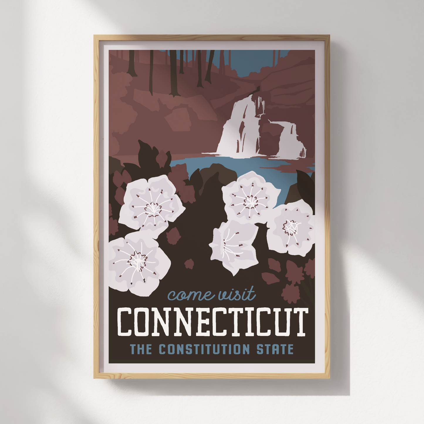 Connecticut Travel Poster