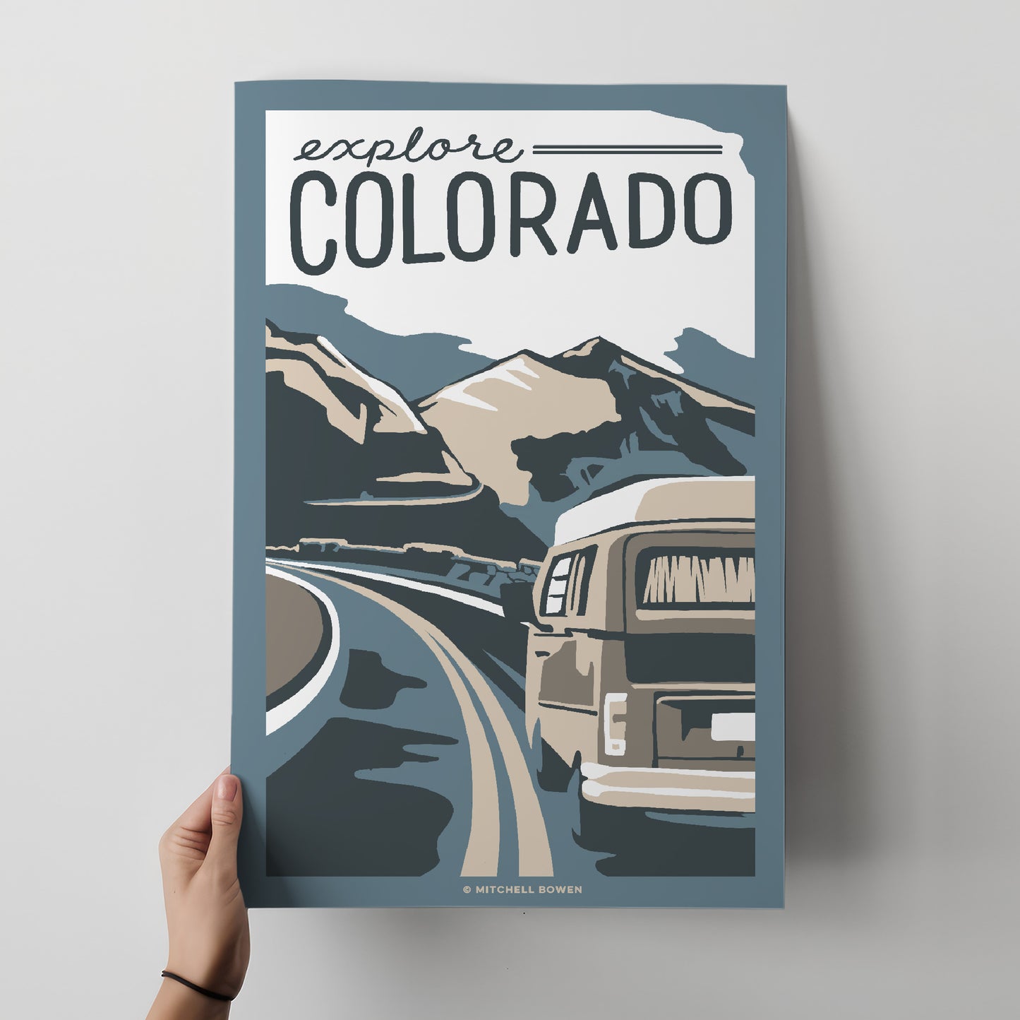 Explore Colorado Travel Poster