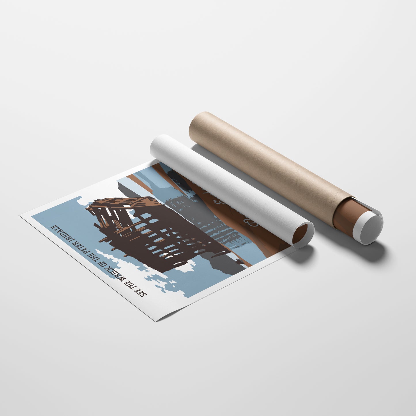 Wreck of Peter Iredale, Fort Stevens State Park Travel Poster