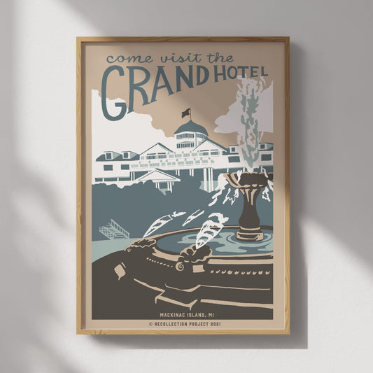 Grand Hotel Travel Poster