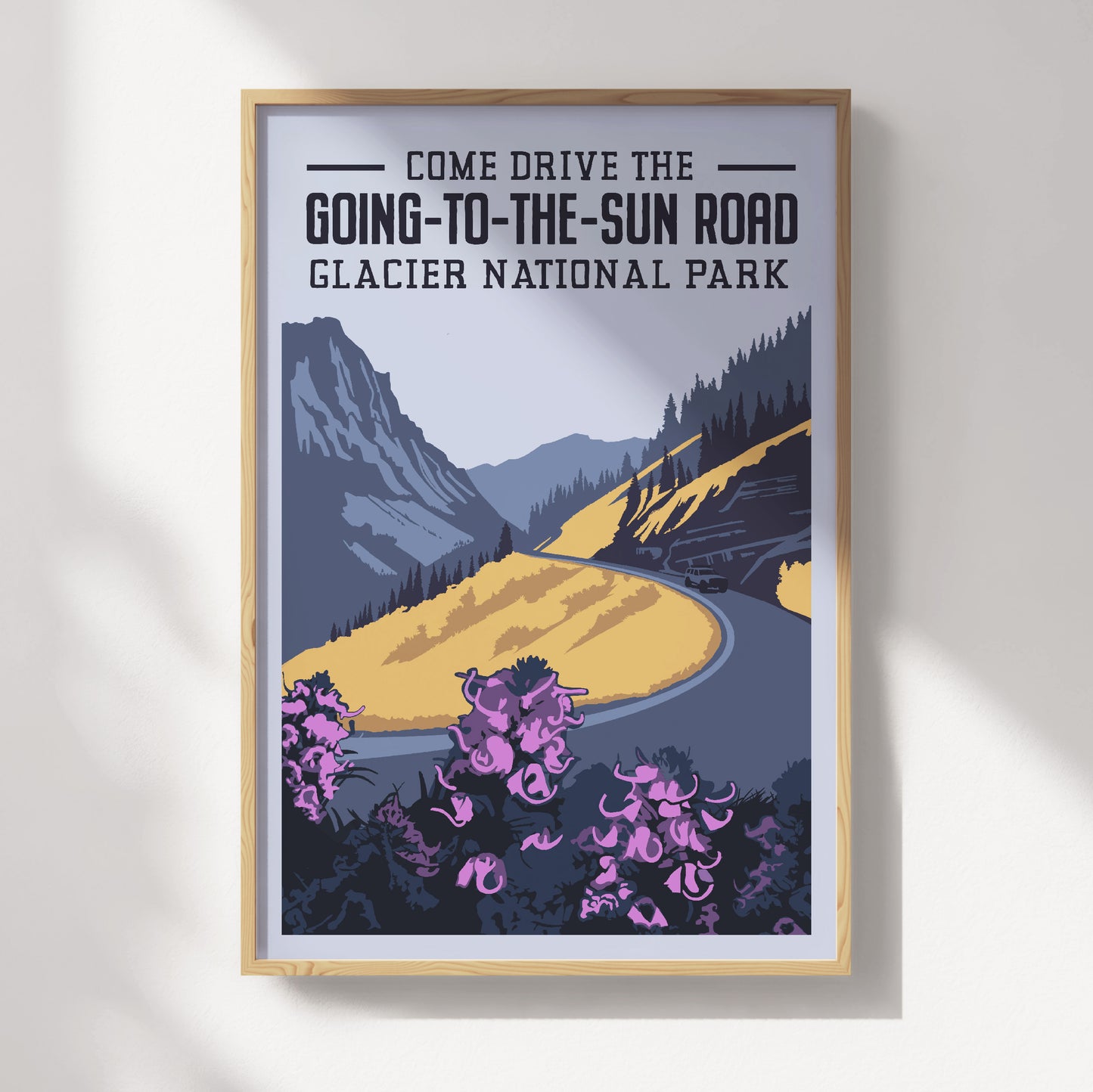 Going-to-the-Sun-Road Travel Poster