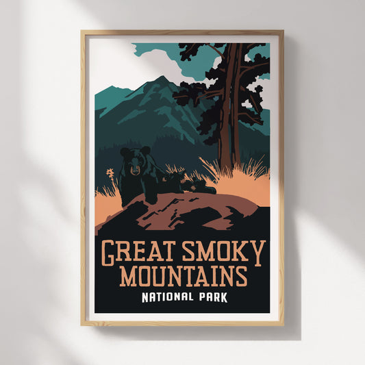 Great Smoky Mountains National Park Travel Poster