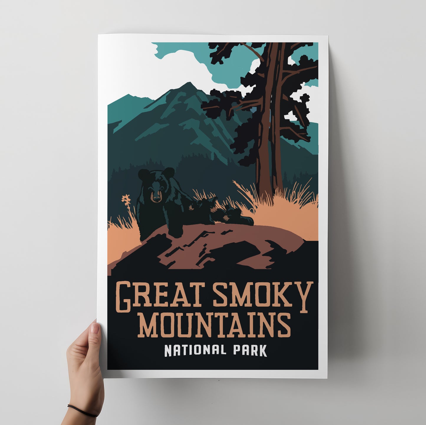 Great Smoky Mountains National Park Travel Poster