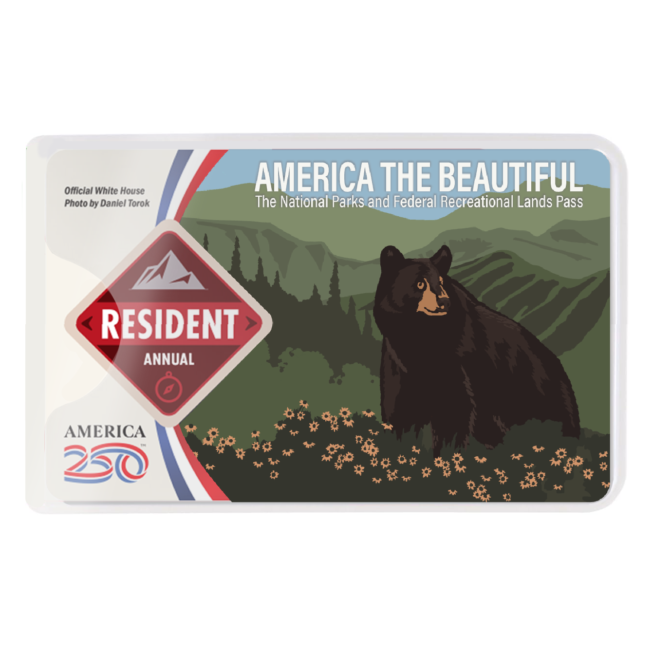 America the Beautiful National Parks Pass Sleeve