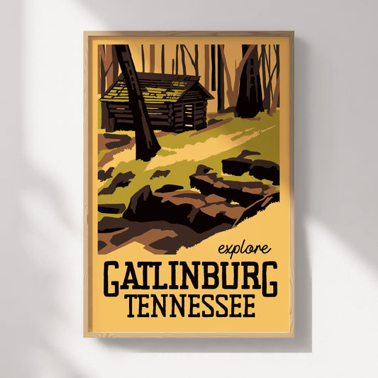 Gatlinburg, Tennessee Travel Poster