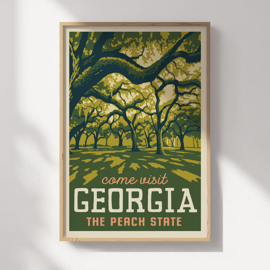 Georgia Travel Poster