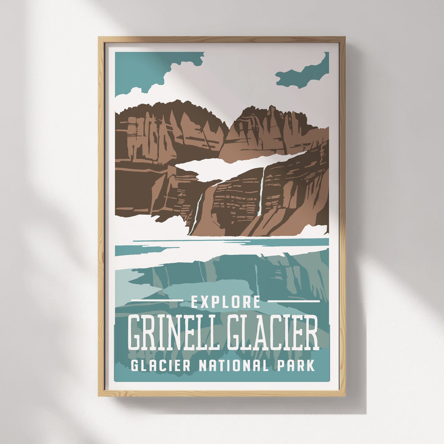 Grinnell Glacier Travel Poster