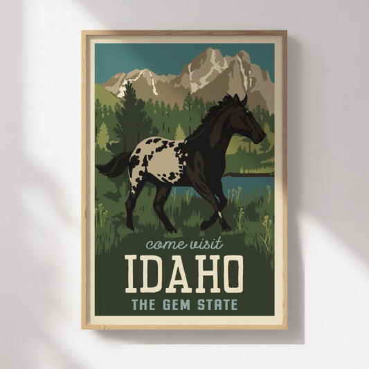 Idaho Travel Poster