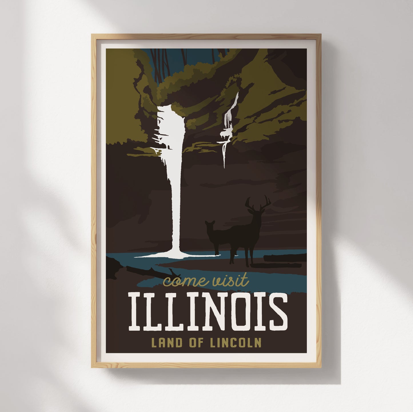 Illinois Travel Poster