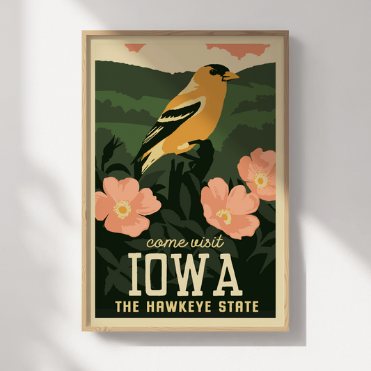 Iowa Travel Poster