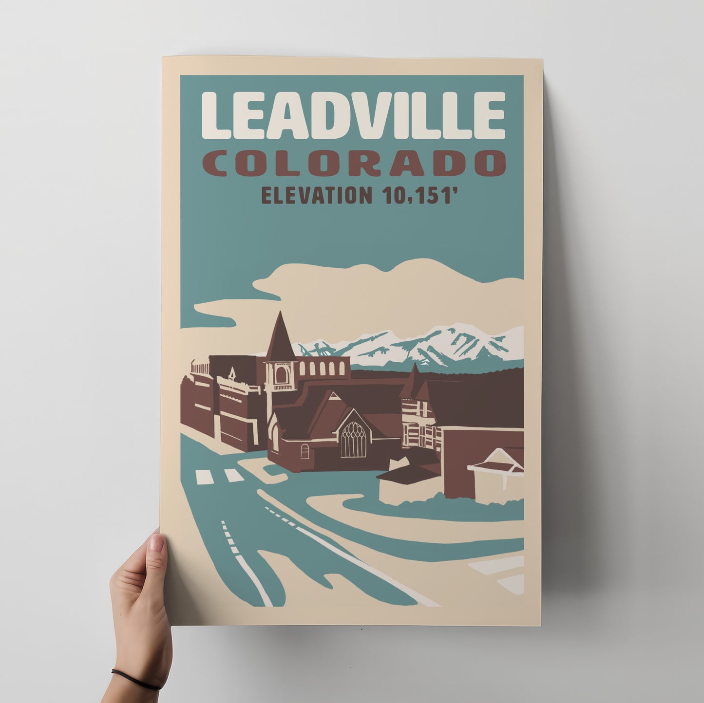 Leadville, Colorado Travel Poster