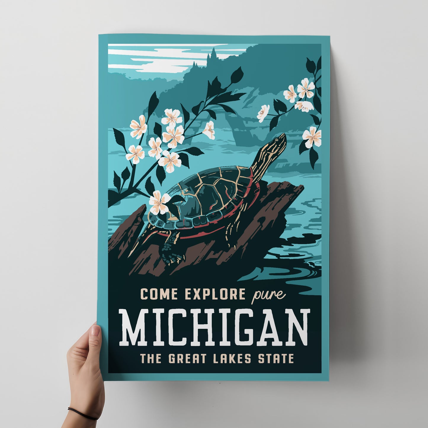 Michigan Travel Poster