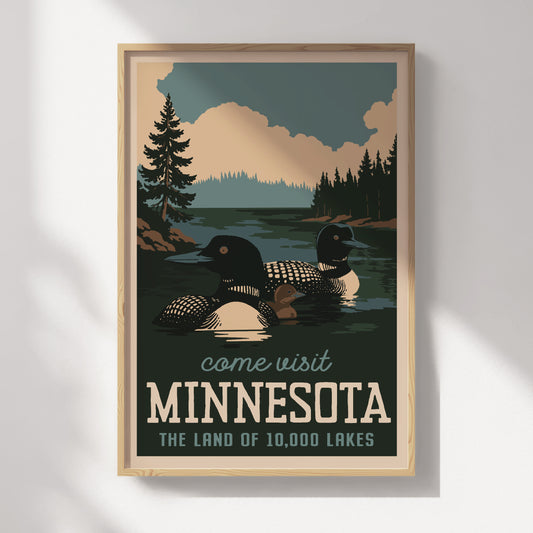 Minnesota Travel Poster
